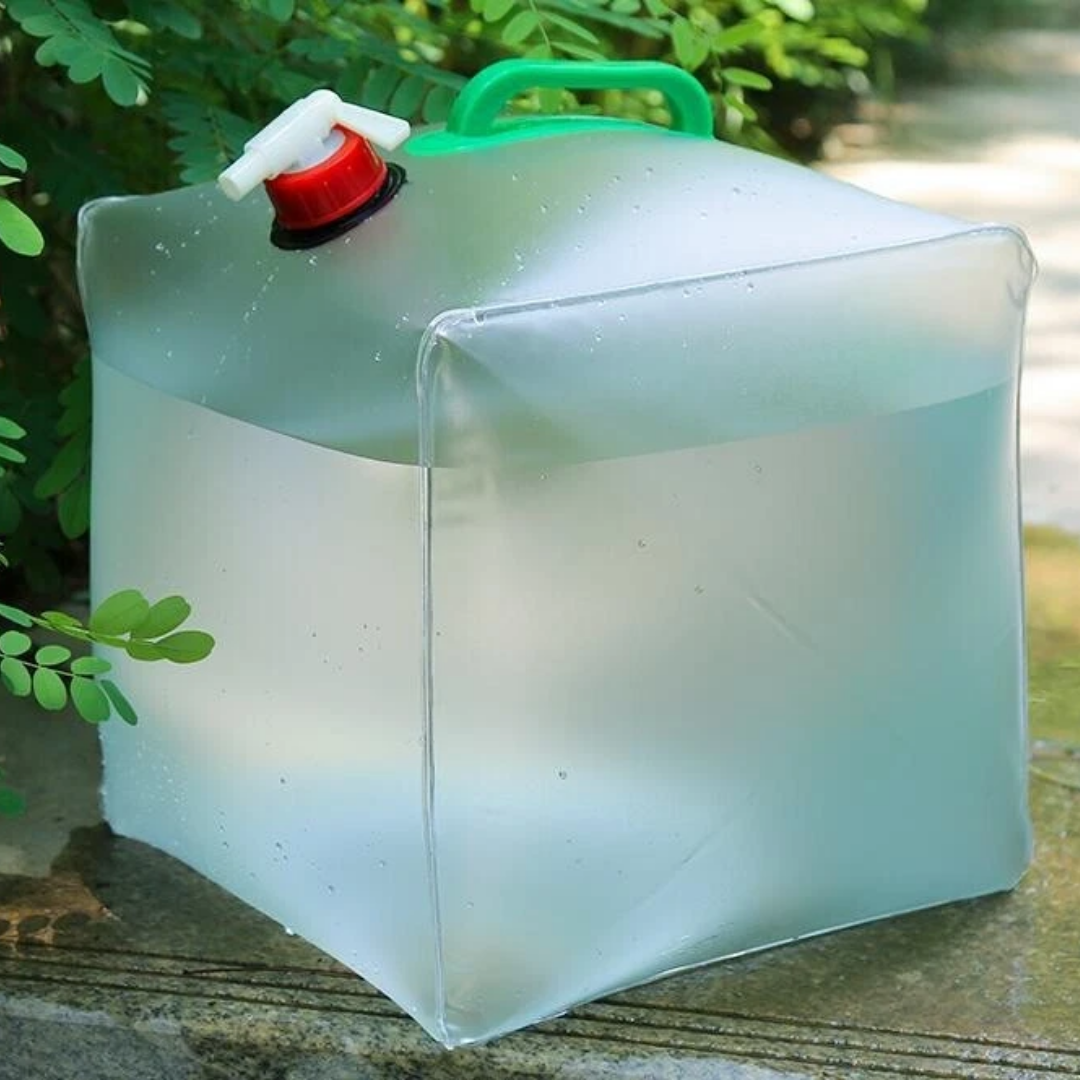 Opvouwbare waterzak 10L - Draagbaar - Camping & Noodgebruik