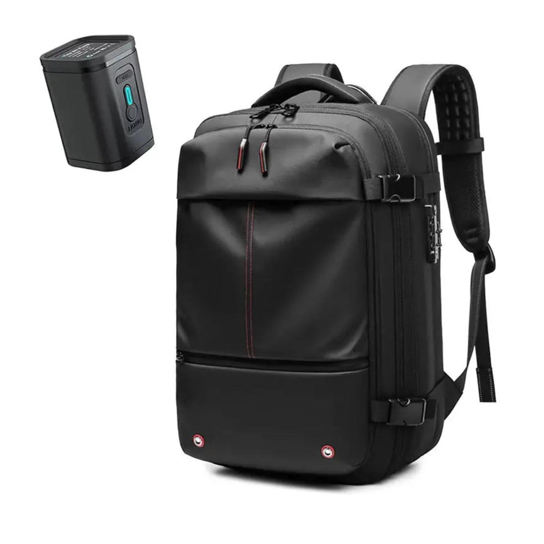 Heren Reistas Rugzak 17 Inch – Vacuümcompressie – Laptopvak