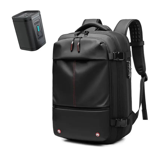Heren Reistas Rugzak 17 Inch – Vacuümcompressie – Laptopvak