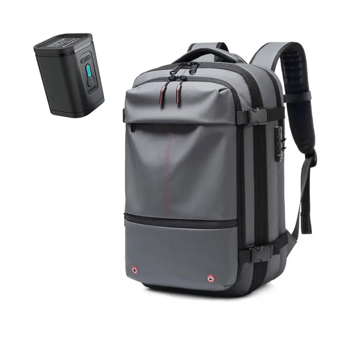 Heren Reistas Rugzak 17 Inch – Vacuümcompressie – Laptopvak