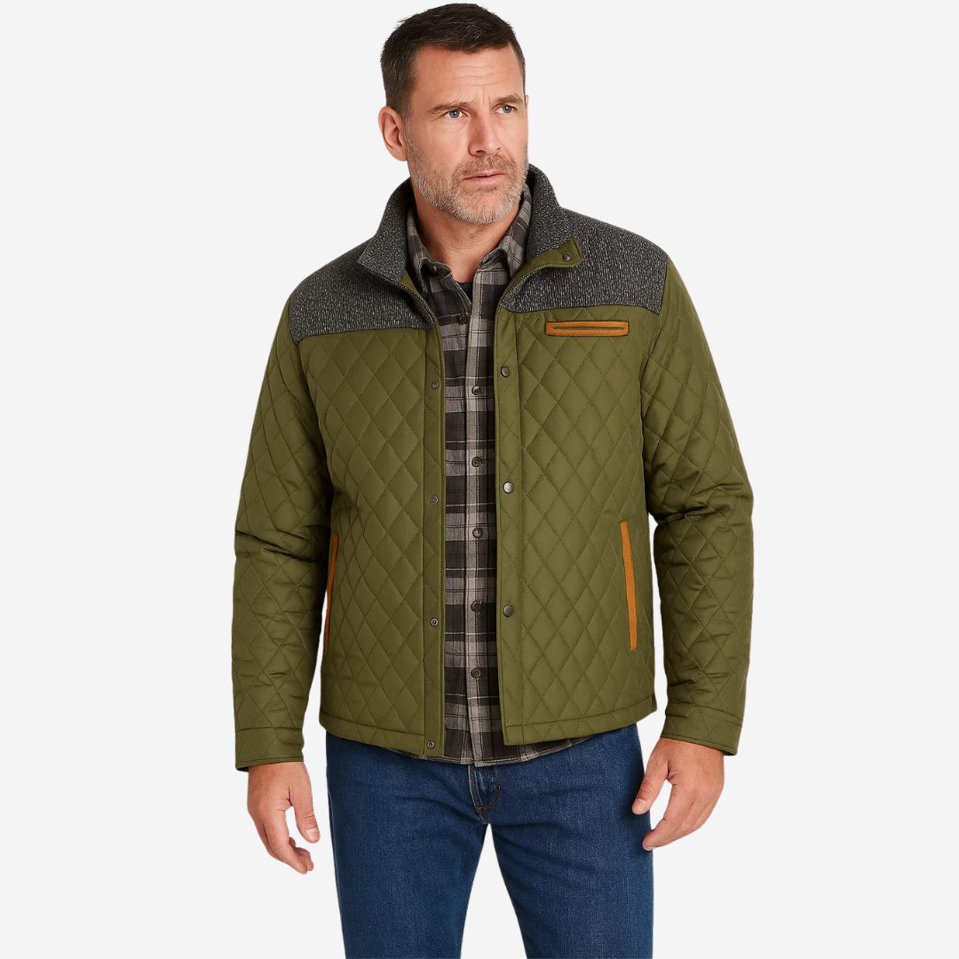 Gewatteerde Herenjas  – Warm & Comfortabel – Herfst