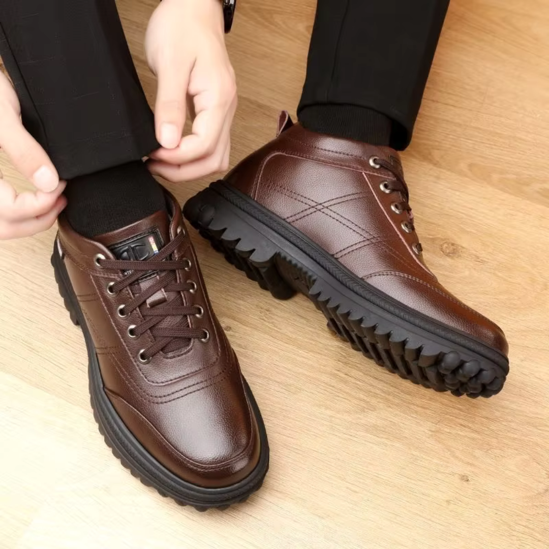 Heren Gevoerde Boots Winter Schoenen Waterdicht