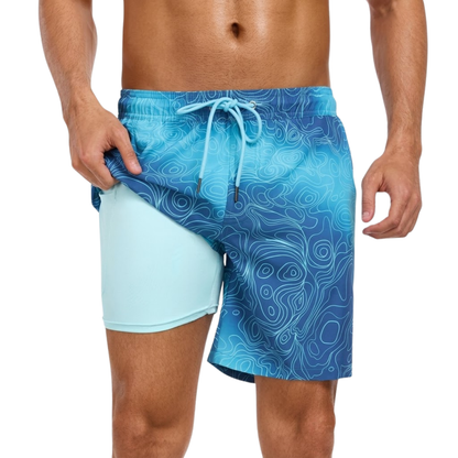 Tropische Zwemshort - Sneldrogend - Met Telefoonzak