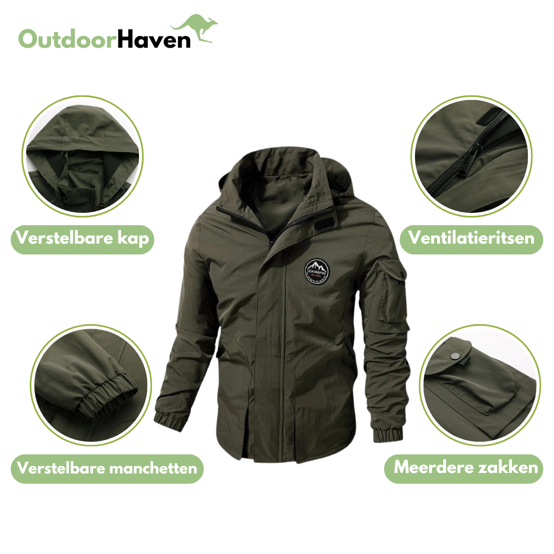 Outdoor Waterdichte Herenjas - Herfst & Winter - OutdoorHavenNL