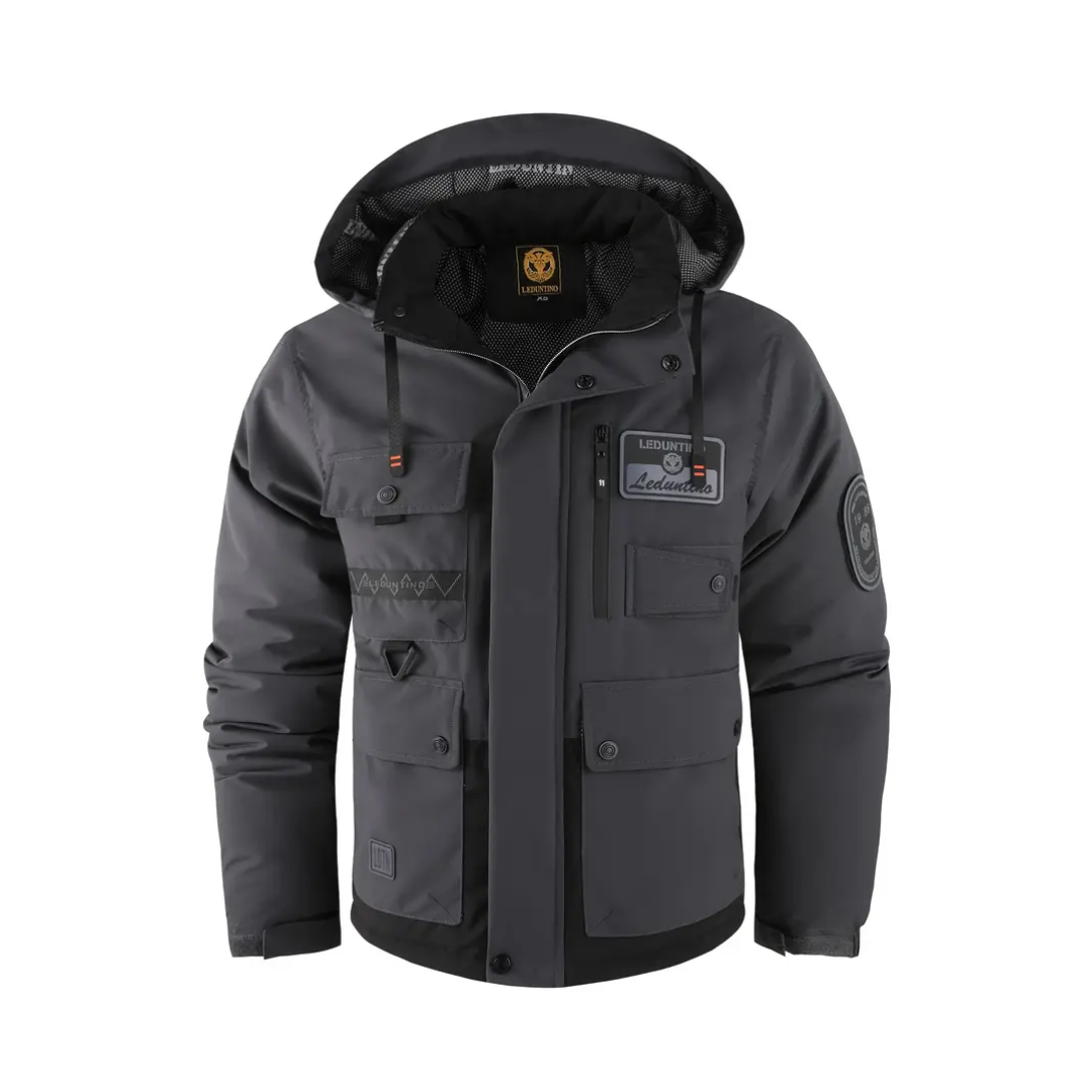 Heren Gewatteerd Outdoor Jack – Afneembare Capuchon – Herfst & Winter