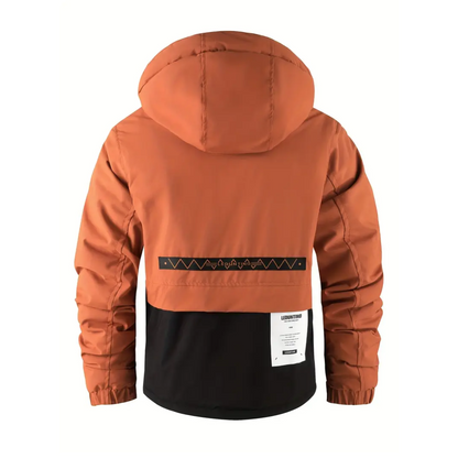 Heren Gewatteerd Outdoor Jack – Afneembare Capuchon – Herfst & Winter