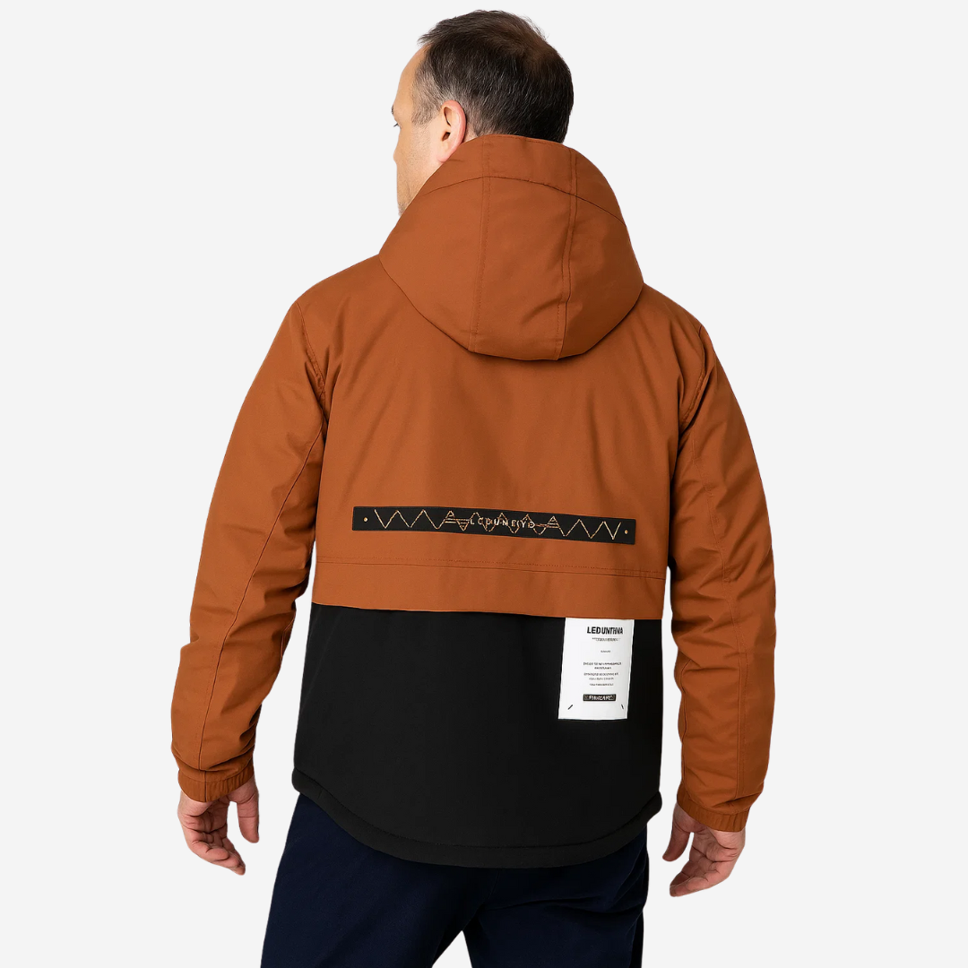 Heren Gewatteerd Outdoor Jack – Afneembare Capuchon – Herfst & Winter