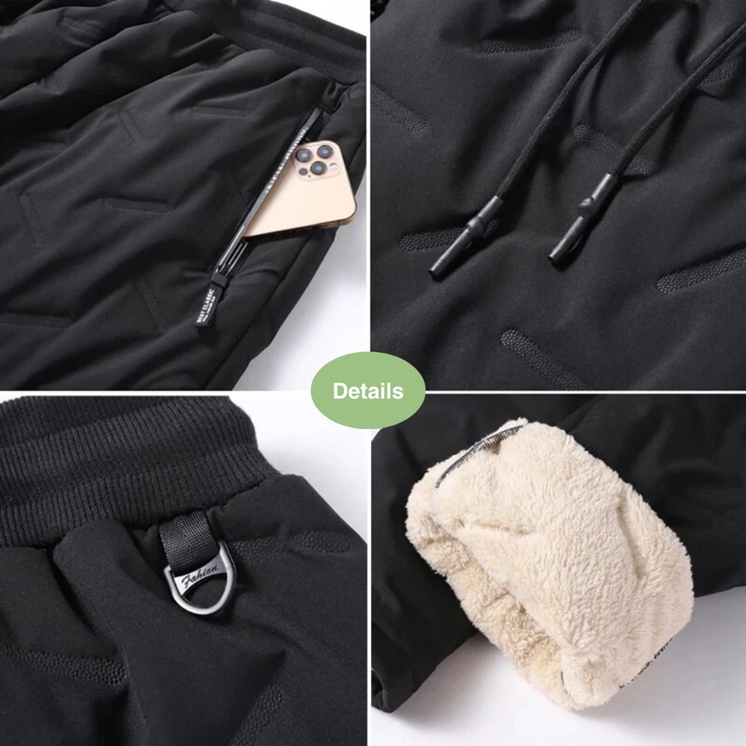 Heren Thermo Joggingbroek – Gevoerd & Waterdicht - Winter
