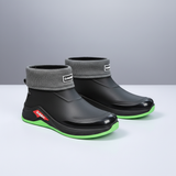 Zwart-groen gevoerd