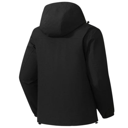 Hardshell jas voor heren, waterdicht en comprimeerbaar