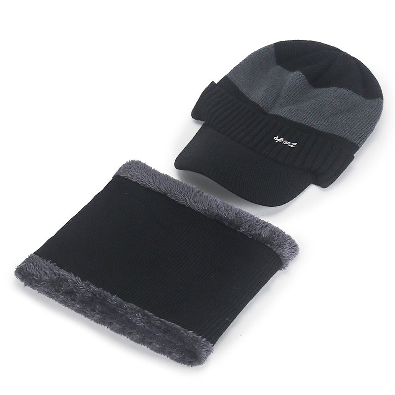 Wintermuts Heren met Klep - 2-Delig met Nekwarmer - Zacht Gevoerd