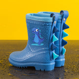 Blauw Dino, met trekkoord