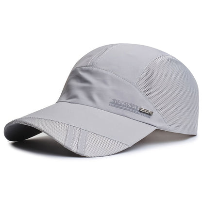 Heren Sportcap met Klep - Snel Drogend - Mesh Panelen