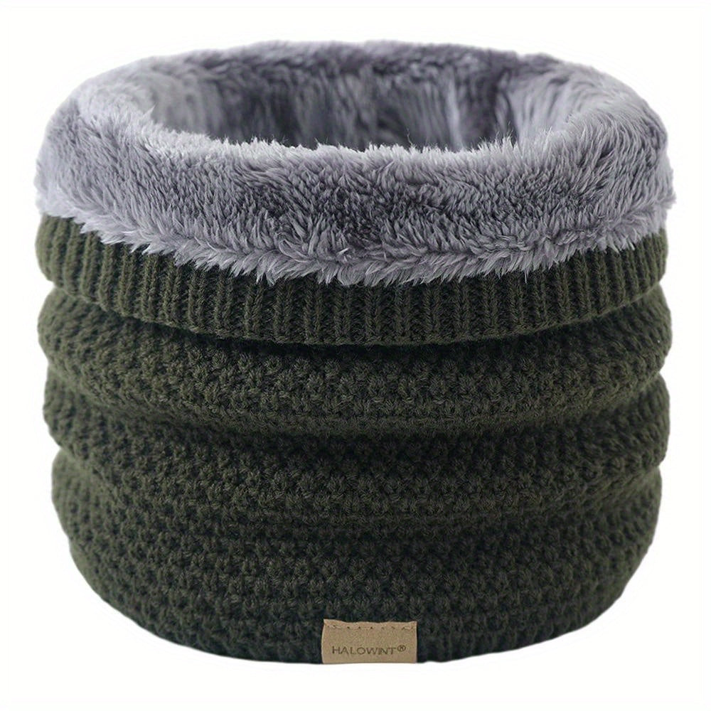 Nekwarmer Dames en Heren - Gebreide Colsjaal - Zachte Pluche Voering