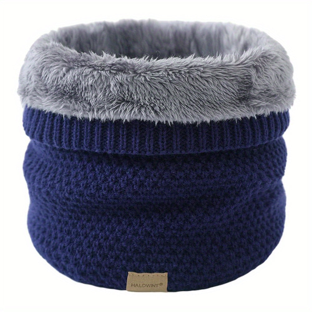Nekwarmer Dames en Heren - Gebreide Colsjaal - Zachte Pluche Voering