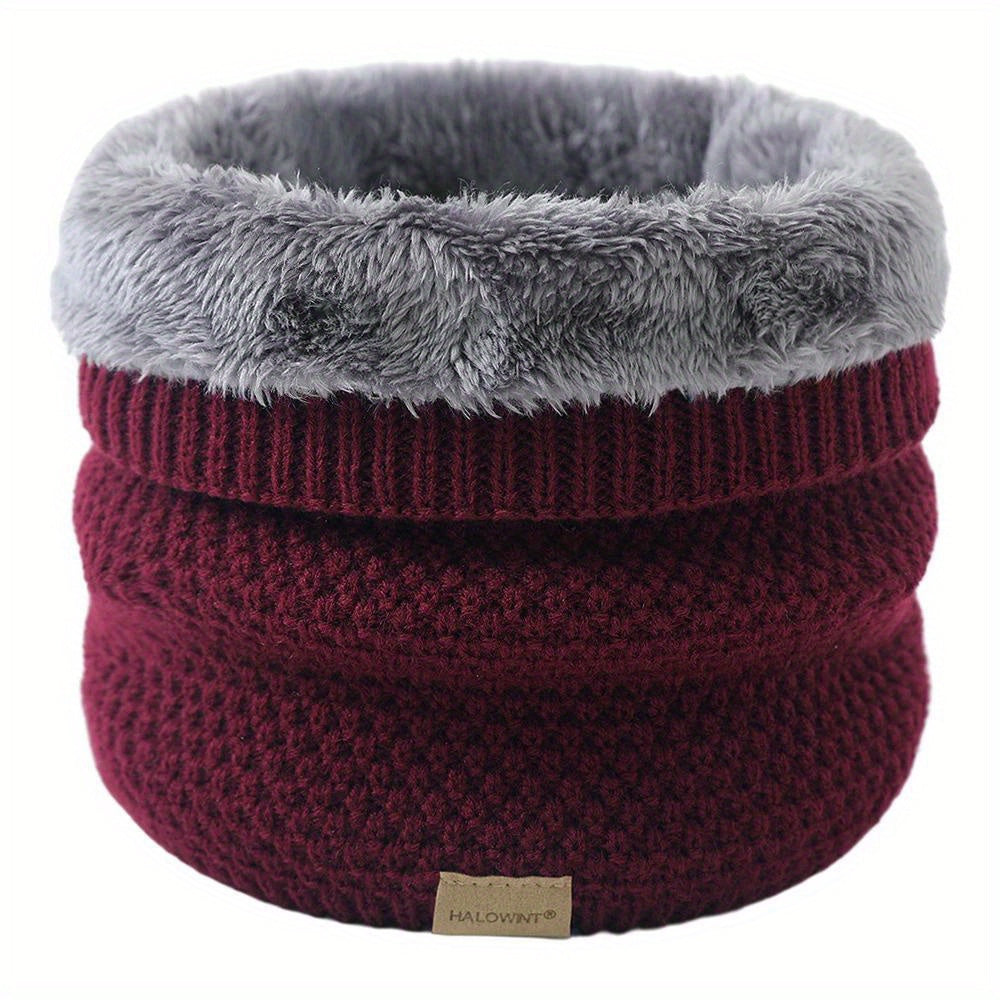 Nekwarmer Dames en Heren - Gebreide Colsjaal - Zachte Pluche Voering