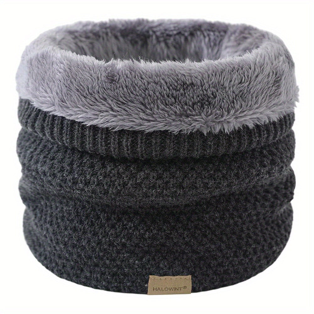Nekwarmer Dames en Heren - Gebreide Colsjaal - Zachte Pluche Voering
