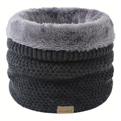 Nekwarmer Dames en Heren - Gebreide Colsjaal - Zachte Pluche Voering