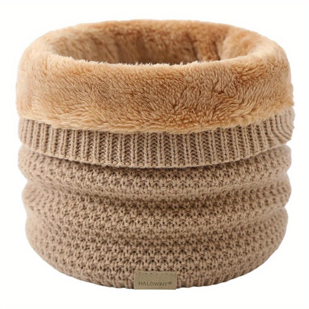 Nekwarmer Dames en Heren - Gebreide Colsjaal - Zachte Pluche Voering