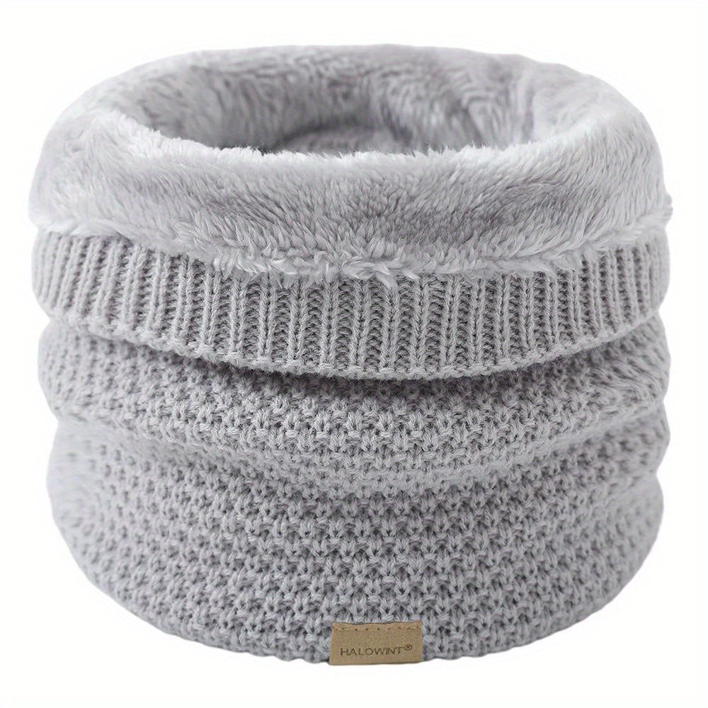 Nekwarmer Dames en Heren - Gebreide Colsjaal - Zachte Pluche Voering