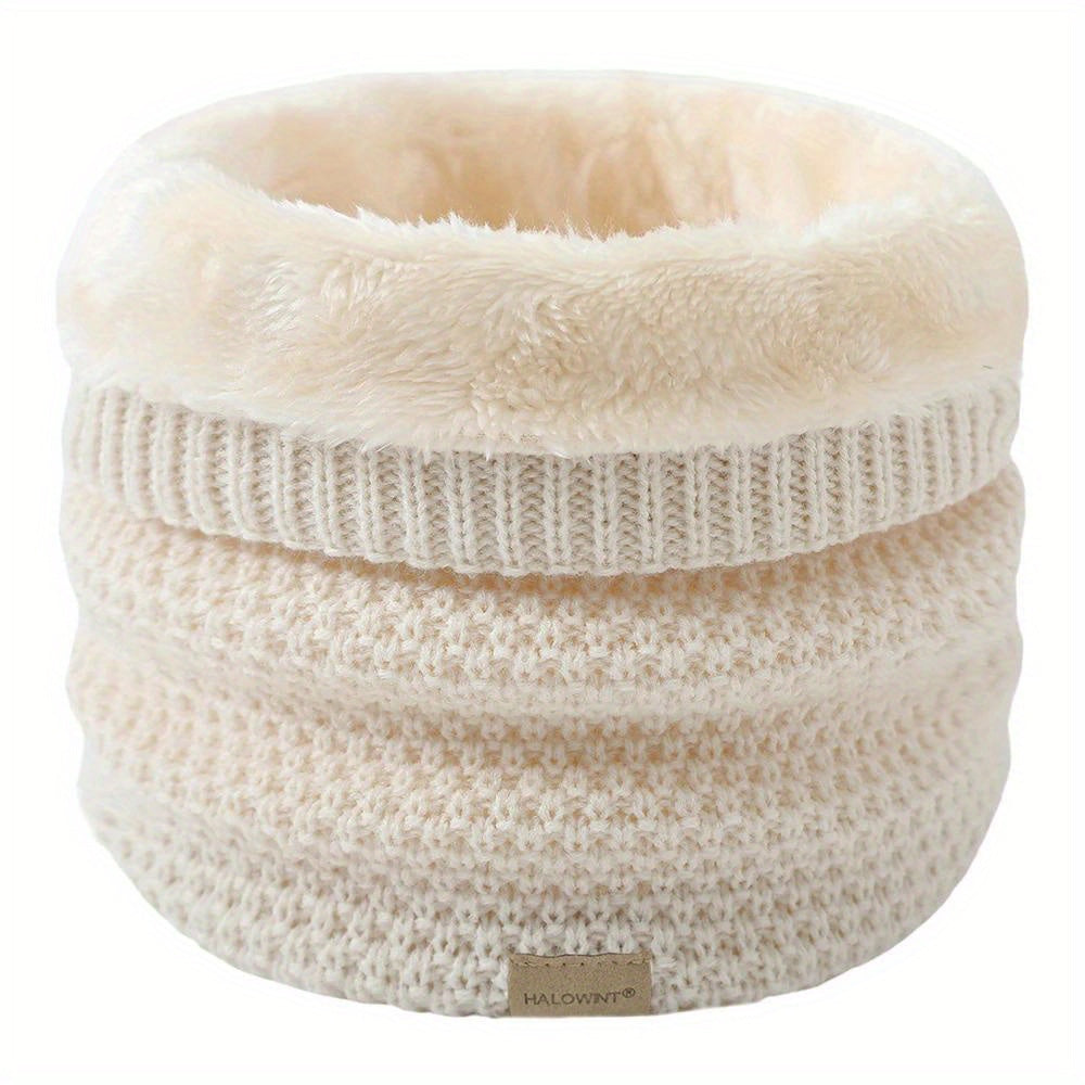 Nekwarmer Dames en Heren - Gebreide Colsjaal - Zachte Pluche Voering