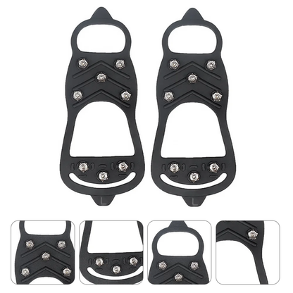 Anti-Slip Schoenijzers – 8 Tanden – IJs & Sneeuw Grip