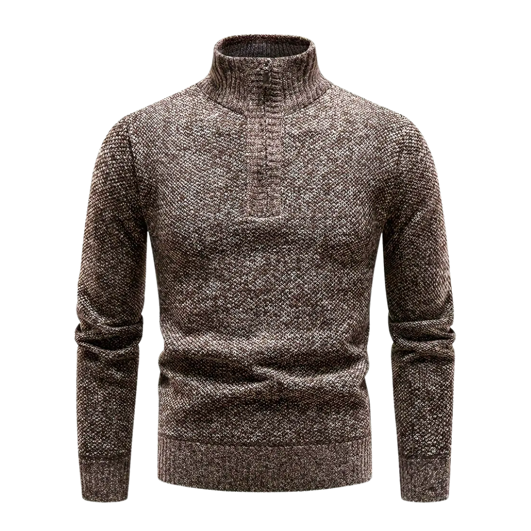 Gebreide Thermo Heren Trui – Fleecevoering - Winter