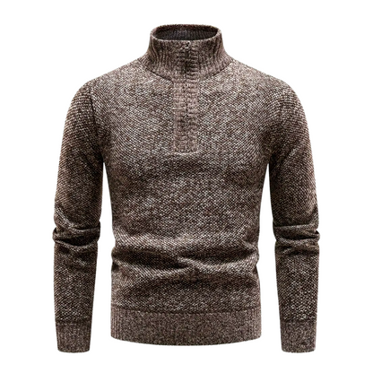 Gebreide Thermo Heren Trui – Fleecevoering - Winter