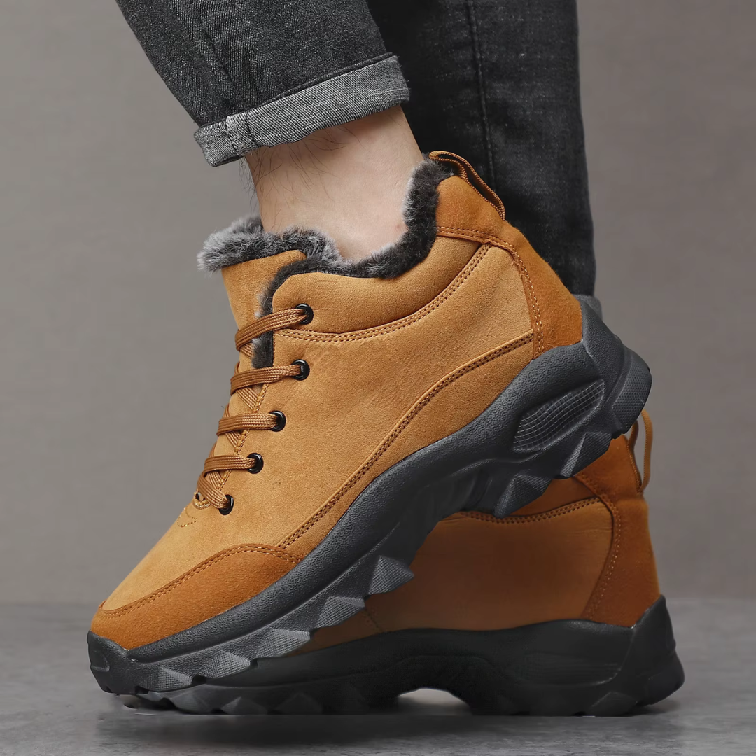 Gevoerde Waterdichte Wandelschoenen Heren Herfst Winter