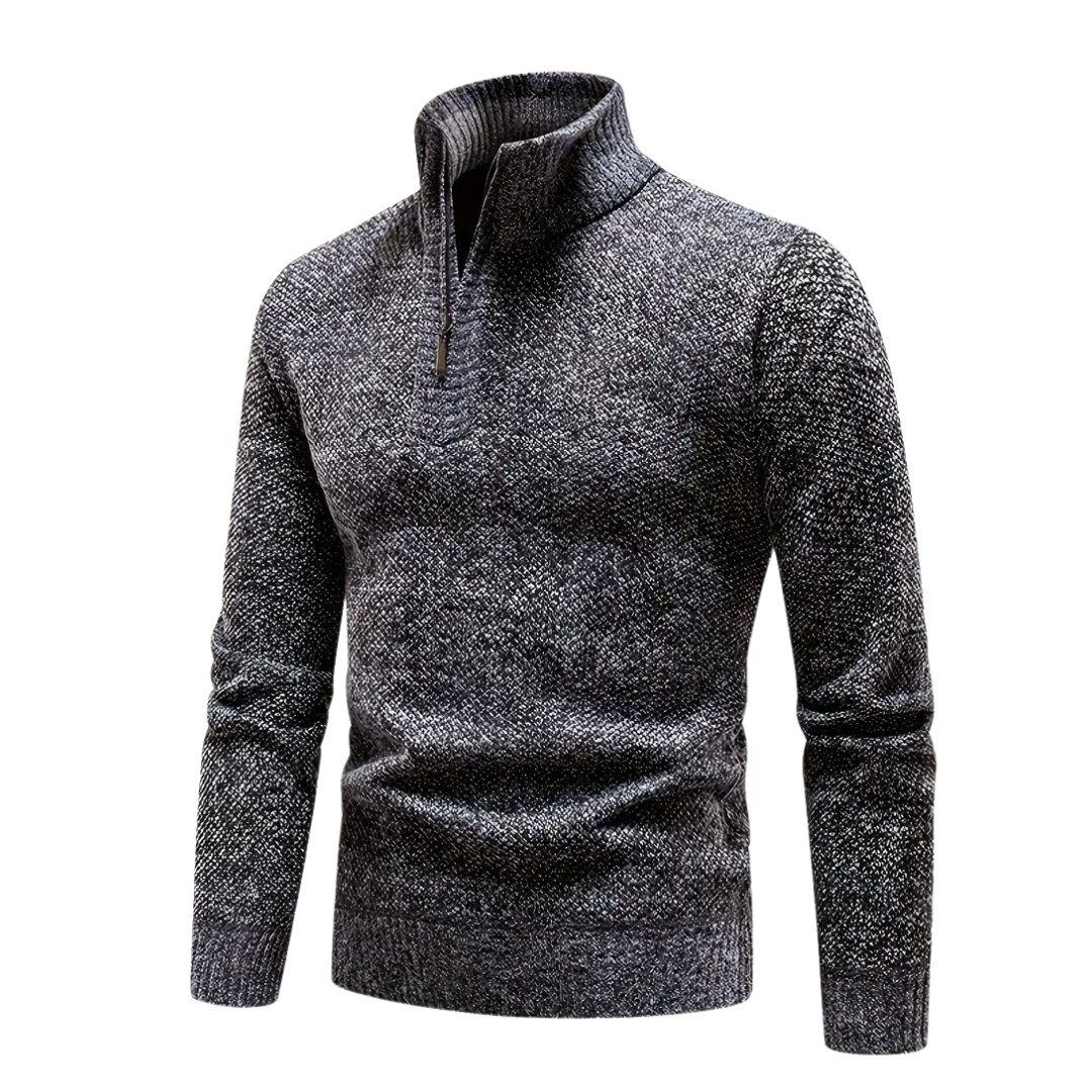 Gebreide Thermo Heren Trui – Fleecevoering - Winter