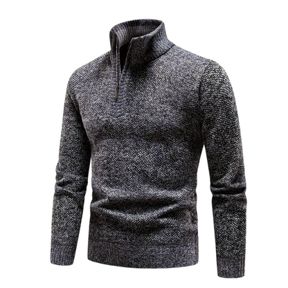 Gebreide Thermo Heren Trui – Fleecevoering - Winter