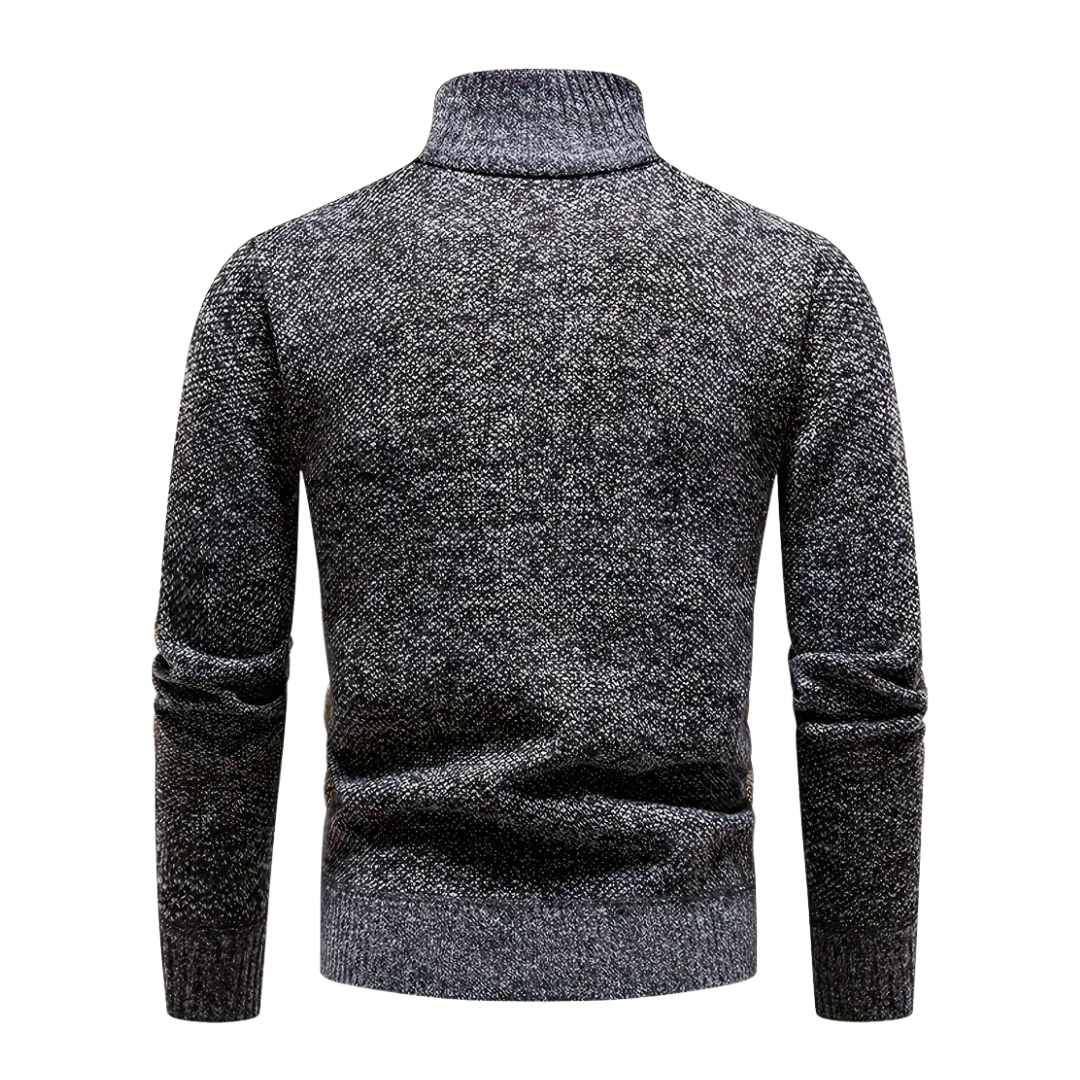 Gebreide Thermo Heren Trui – Fleecevoering - Winter
