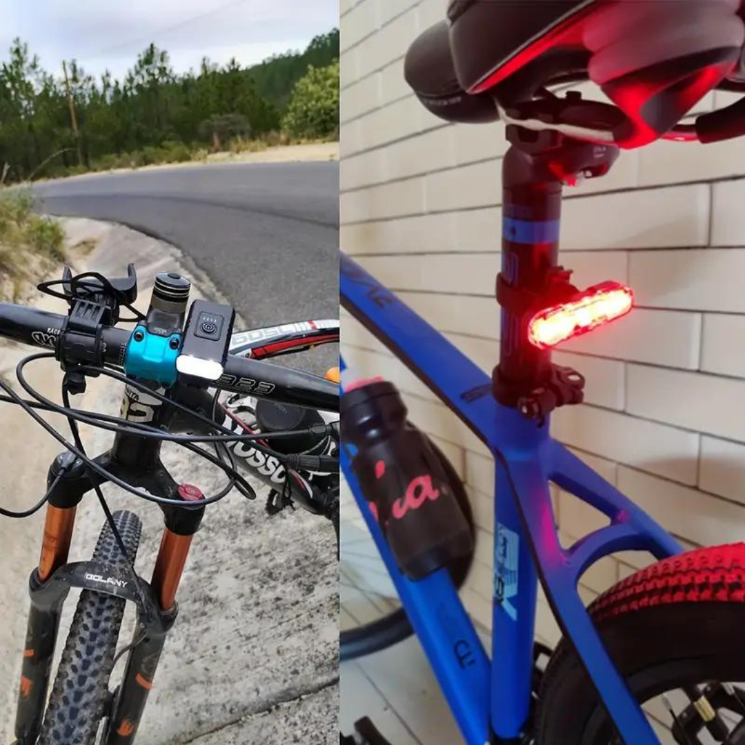 LED Fietsverlichting - 1000 & 500 Lumen - USB Oplaadbaar - OutdoorHavenNL