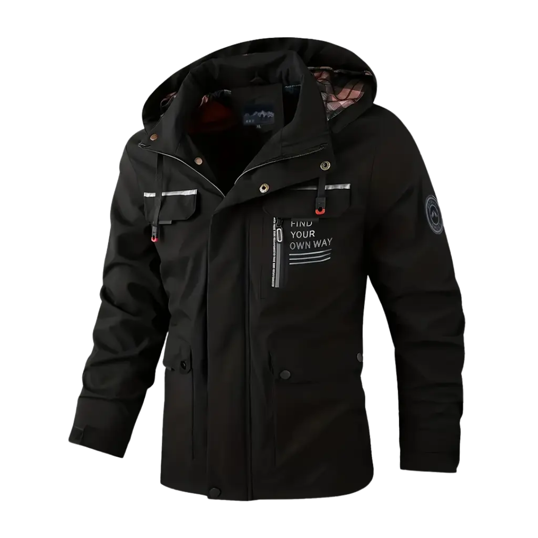 Heren Softshell Outdoor Jack – Winddicht & Waterdicht –  Herfst