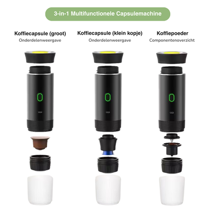 Draagbare Koffiemachine – Altijd Hete Koffie – USB oplaadbaar