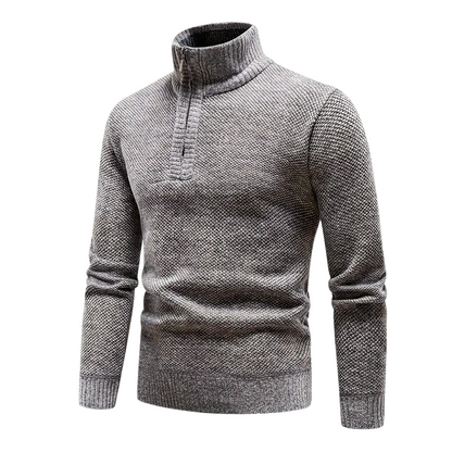 Gebreide Thermo Heren Trui – Fleecevoering - Winter