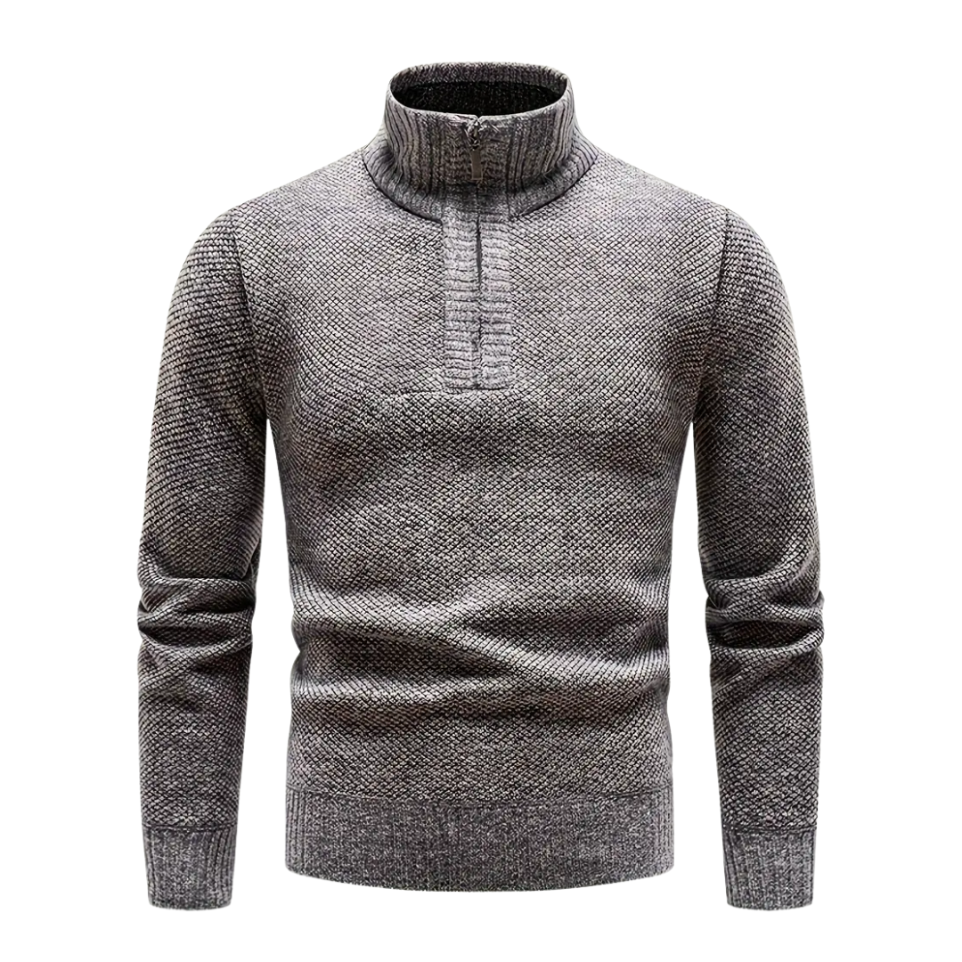 Gebreide Thermo Heren Trui – Fleecevoering - Winter