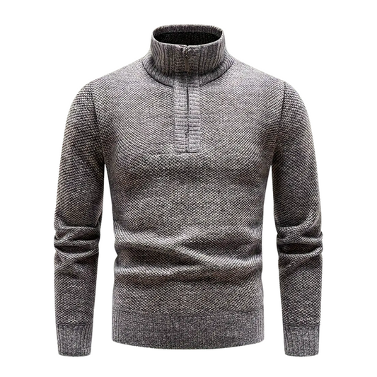 Gebreide Thermo Heren Trui – Fleecevoering - Winter