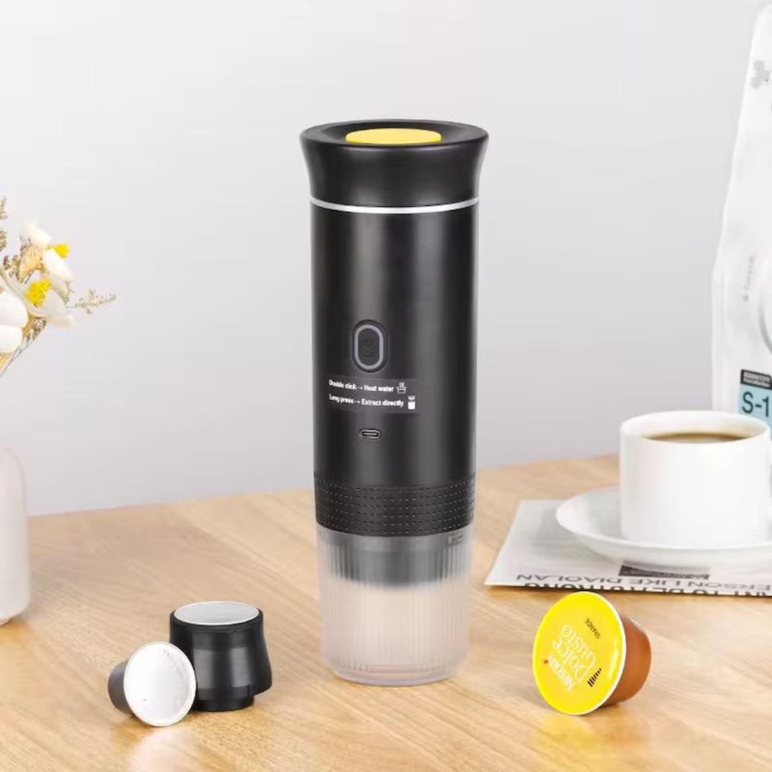 Draagbare Koffiemachine – Altijd Hete Koffie – USB oplaadbaar