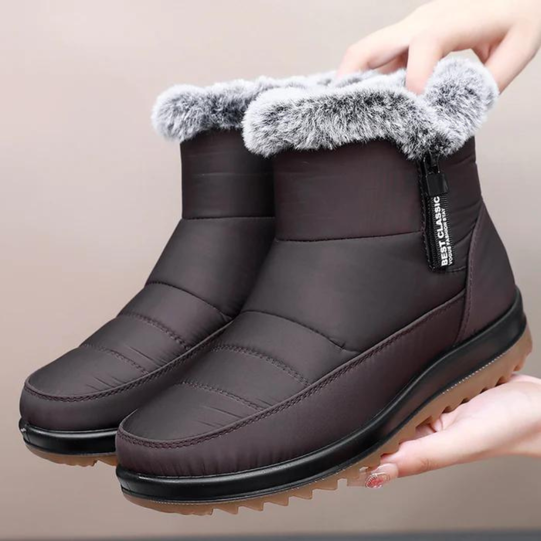 Gevoerde Dames Laarzen Waterdicht Herfst Winter