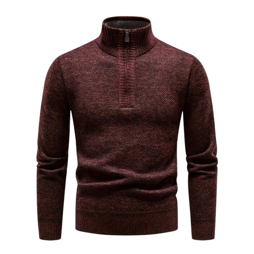Gebreide Thermo Heren Trui – Fleecevoering - Winter