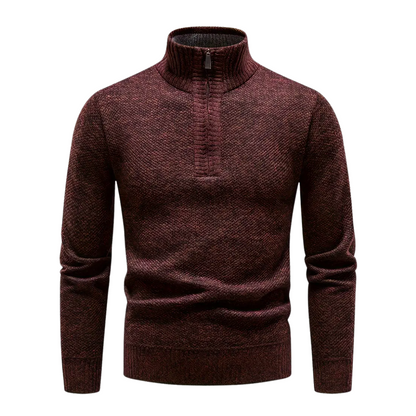 Gebreide Thermo Heren Trui – Fleecevoering - Winter