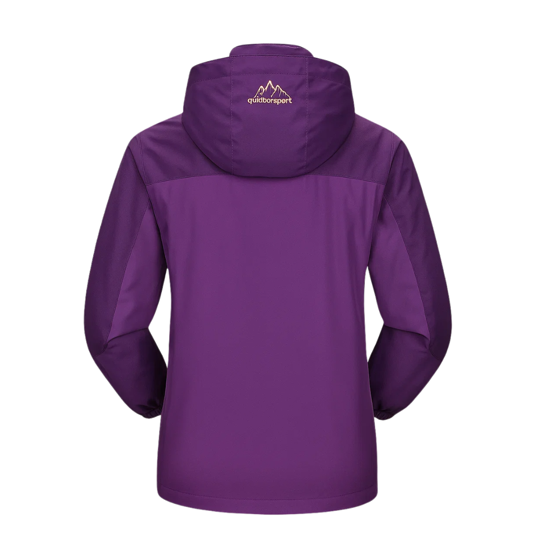 Softshell jas dames met broek, outdoor set in groen