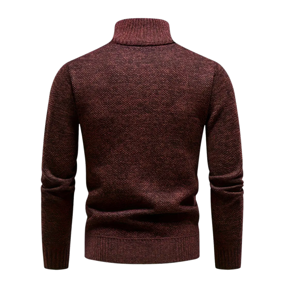 Gebreide Thermo Heren Trui – Fleecevoering - Winter