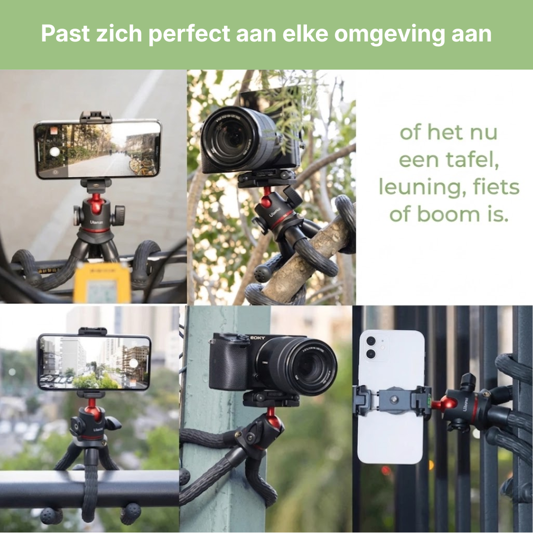 Flexibel Octopus Statief - Telefoon Camera - Gorilla Statief