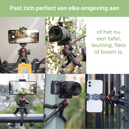 Flexibel Octopus Statief - Telefoon Camera - Gorilla Statief