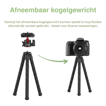 Flexibel Octopus Statief - Telefoon Camera - Gorilla Statief
