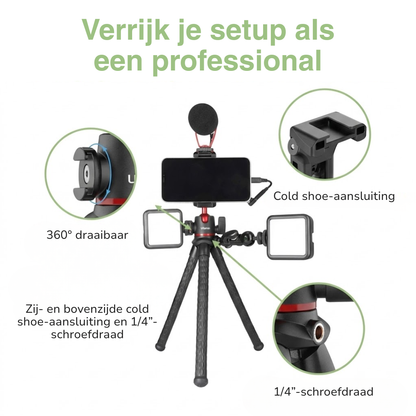 Flexibel Octopus Statief - Telefoon Camera - Gorilla Statief