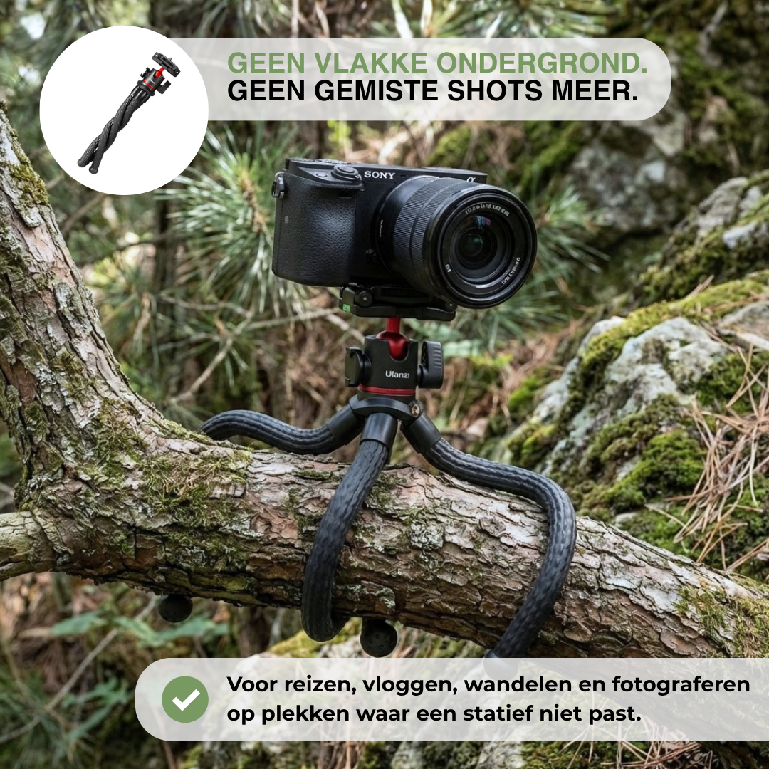 Flexibel Octopus Statief - Telefoon Camera - Gorilla Statief