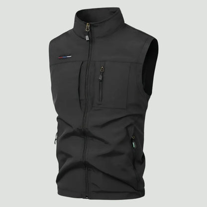Heren Outdoor Vest met Meerdere Zakken – Sneldrogend – Lichtgewicht